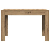 Dining Table Artisan Oak 120x60x76 cm Engineered Wood 855903