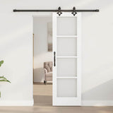 Sliding Door ORKDAL White and Black 61 x 198.5 cm 3332154