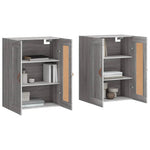 Wall Mounted Cabinets 2 pcs Grey Sonoma Engineered Wood 3197999
