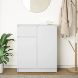 Sideboard with Drawer White 71x35x84 cm Engineered Wood 861589