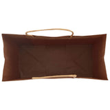 Paper Bags 250 pcs with Handles Brown 26x12x35 cm 4101590
