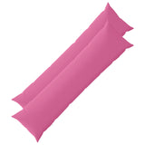 Throw Pillow 2 pcs HEERLEN Pink 40 x 145 cm Polyester 926252