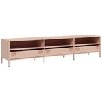 ZNTS TV Cabinet Pink 202x39x43.5 cm Cold-rolled Steel 851347