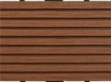 Decking Tile 22 pcs Brown 30 x 30 cm WPC 3444827