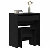 Dressing Table Black oak 60 x 40 x 75 cm Engineered wood 868872