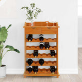Wine Rack Brown 58 x 28 x 90 cm Solid Pine Wood 4012190