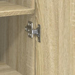 Slim Storage Cabinet Sonoma Oak 45x42.5x225 cm Engineered Wood 3281289