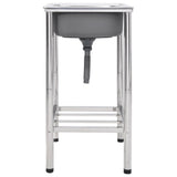 Camping Sink Single Basin Stainless Steel 151210