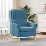 Armchair Blue 76 x 94 x 102 cm Velvet 42009856