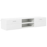Wooden Cabinet White 150 x 39 x 30 cm Engineered Wood 880231