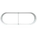 Garden Raised Bed Green 240 x 80 x 44 cm Steel 42008129