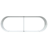 Garden Raised Bed Green 240 x 80 x 44 cm Steel 42008129