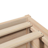 Bed Frame with Headboard 150x200 cm King Size Solid Wood Pine 3307080