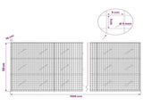 Gabion with 5 mm Wire and 5x5 cm Mesh 1100x10x150 cm 3464008