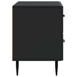 Bedside Cabinet Black 62 x 34.5 x 47.5 cm Engineered Wood 894776