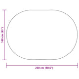 Rug ZIZUR Brown 230 x 160 cm Polypropylene 42000857