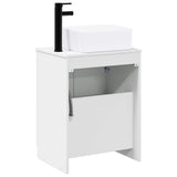 Bathroom Furniture Set White Engineered Wood 3404232