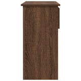 Console Table with Drawers Brown Oak 85.5x38.5x74.5 cm 861397