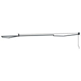 Manual Retractable Awning Frame Anthracite 4 x 2 m Aluminium 42024186