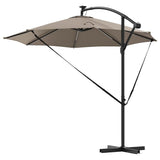 Umbrella Taupe 294 x 294 x 248 cm Polyester and Aluminium 42003386