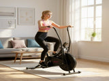 Exercise Bike with Adjustable Seat, LCD Display for Home Gym T3398P553460