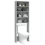 Washing Machine Cabinet Grey Sonoma 64x24x190 cm 815952