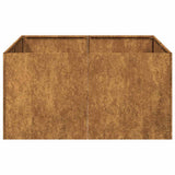 Planter Rusty 80x80x40 cm Weathering Steel 860744