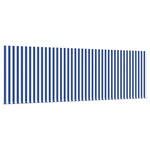 Retractable Awning Manual Blue and White 400 x 200 cm Fabric 3329777