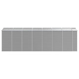 Garden Shed Light grey Galvanised steel Large Garden Shed 3188248