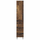 Cabinet Set 2 pcs Old Wood 33 x 34.5 x 90 cm Engineered Wood 3416653
