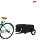 Bike Trailer Black 30 kg Iron 94038