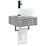 Wall-Mounted Wash Basin Grey Sonoma 40 x 41 x 40.5 cm 890184