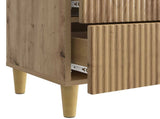 Bedside Cabinet Artisan Oak 62 x 34.5 x 48 cm Engineered Wood 894554