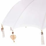 Balinese Parasol with Base Cream 215 x 215 x 260 cm 3356883