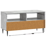 LED TV Cabinet Concrete Grey Engineered Wood 896998