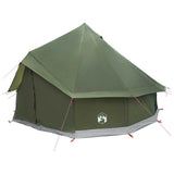 Tipi Tent Olive Green 300 x 300 x 200 cm Polyester and Steel 42029026