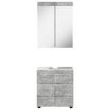Bathroom Furniture Set TULUM 2 pcs Concrete Grey 3398017