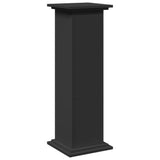Display Stand with Storage Black 31x30x90 cm Engineered Wood 854608