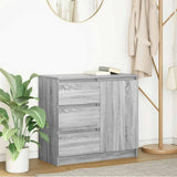 Sideboard with Drawer Grey Sonoma 71x35x65 cm Engineered Wood 861576