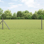 ZNTS Hexagon Fence Grey 0.4x100 m Steel 42005590