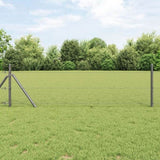 ZNTS Hexagon Fence Grey 0.4x100 m Steel 42005590