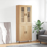 Highboard Sonoma Oak 69,5x34x180 cm Engineered Wood 3198356