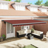 Awning Orange and Brown 500 x 300 x 165 cm 3331234