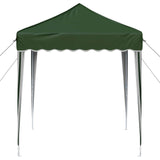 Pop-up Party Tent 195 x 195 x 245 cm Green Oxford Fabric 42019717