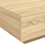 ZNTS Coffee Table Sonoma Oak 80x80x31 cm Engineered Wood 836583