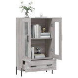 Highboard Grey Sonoma 69.5x31x115 cm Engineered Wood 828314