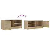 TV Cabinets 2 pcs Sonoma Oak 80x35x36.5 cm Engineered Wood 811473