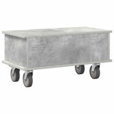 TV Stand Concrete Grey 68.5 x 35 x 35 cm Engineered Wood 891043