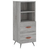 Highboard Grey Sonoma 34.5x34x180 cm Engineered Wood 3200239