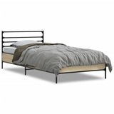 Bed Frame without Mattress Sonoma Oak 100x200 cm 845588